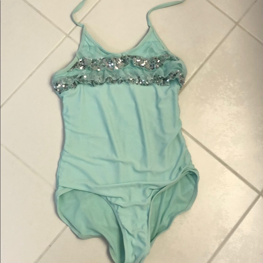 Sequins One Piece Bathing Suit, size 14/16